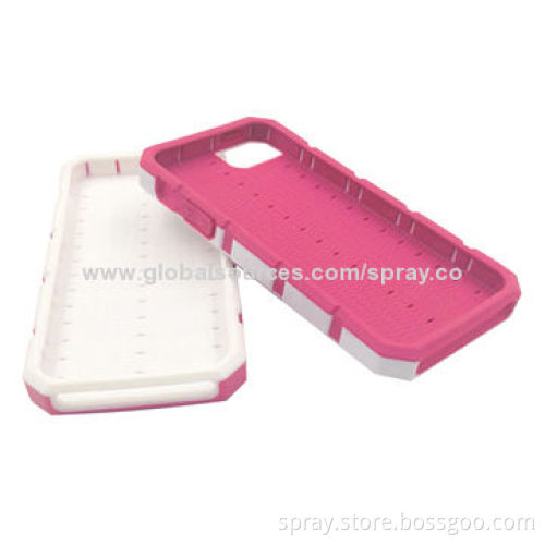 Dual Color and No Skid Texture Style Hard Case Cover for iPhone 5/5S, Various Colors are Available